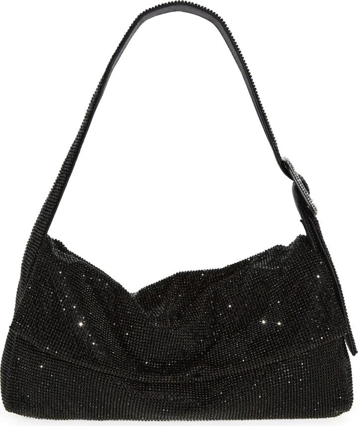 Vitty La Grande Crystal Mesh Shoulder Bag