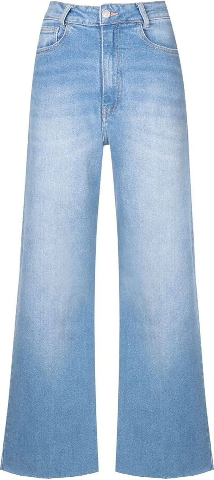 High-Waisted Wide-Leg Jeans