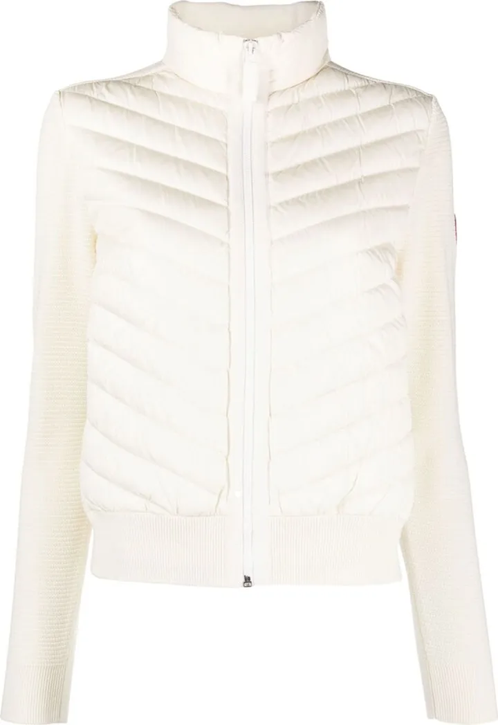 White HyBridge Knit Jacket