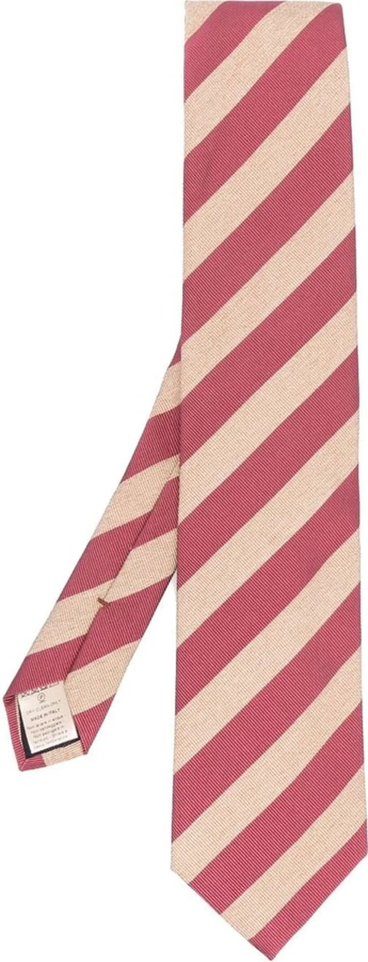 Diagonal Stripe-Print Tie