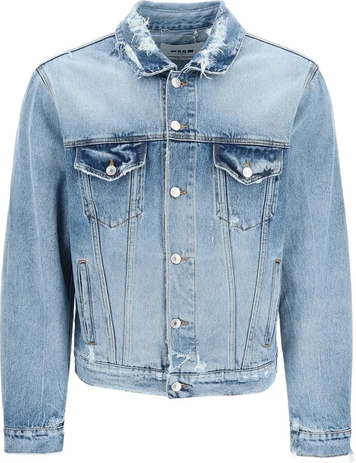 Distressed Denim Jacket