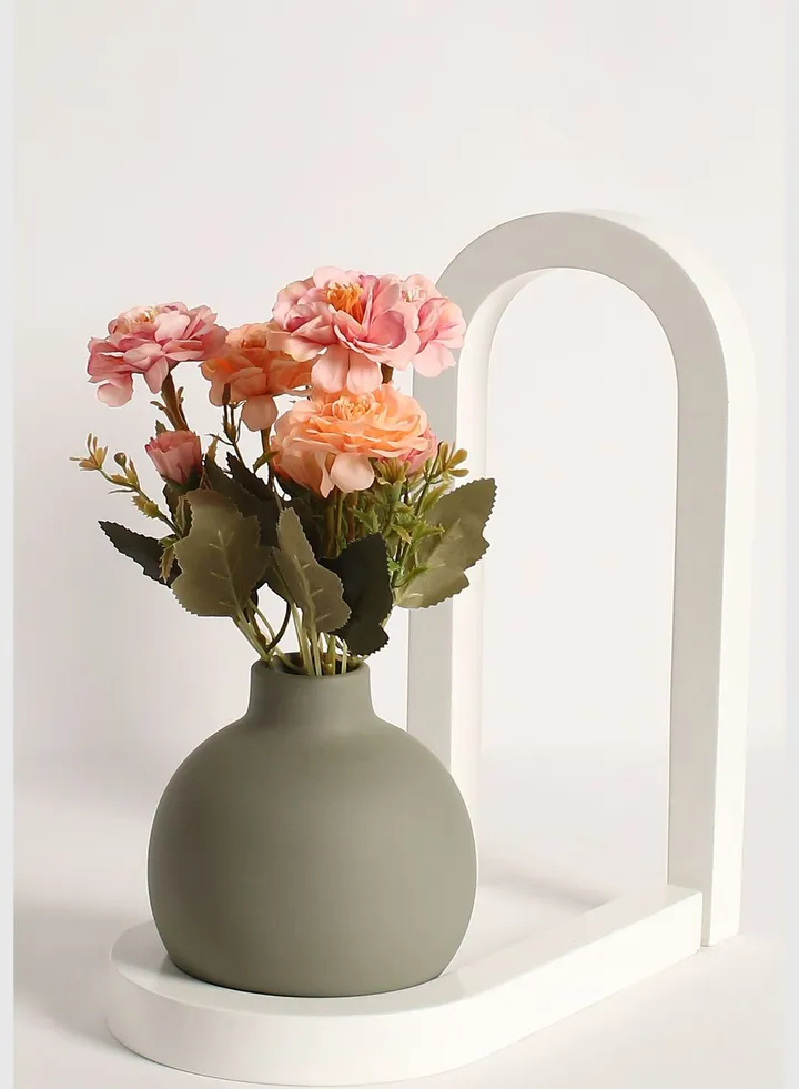 Decorative Carnation Faux Artificial Flower Bouqet