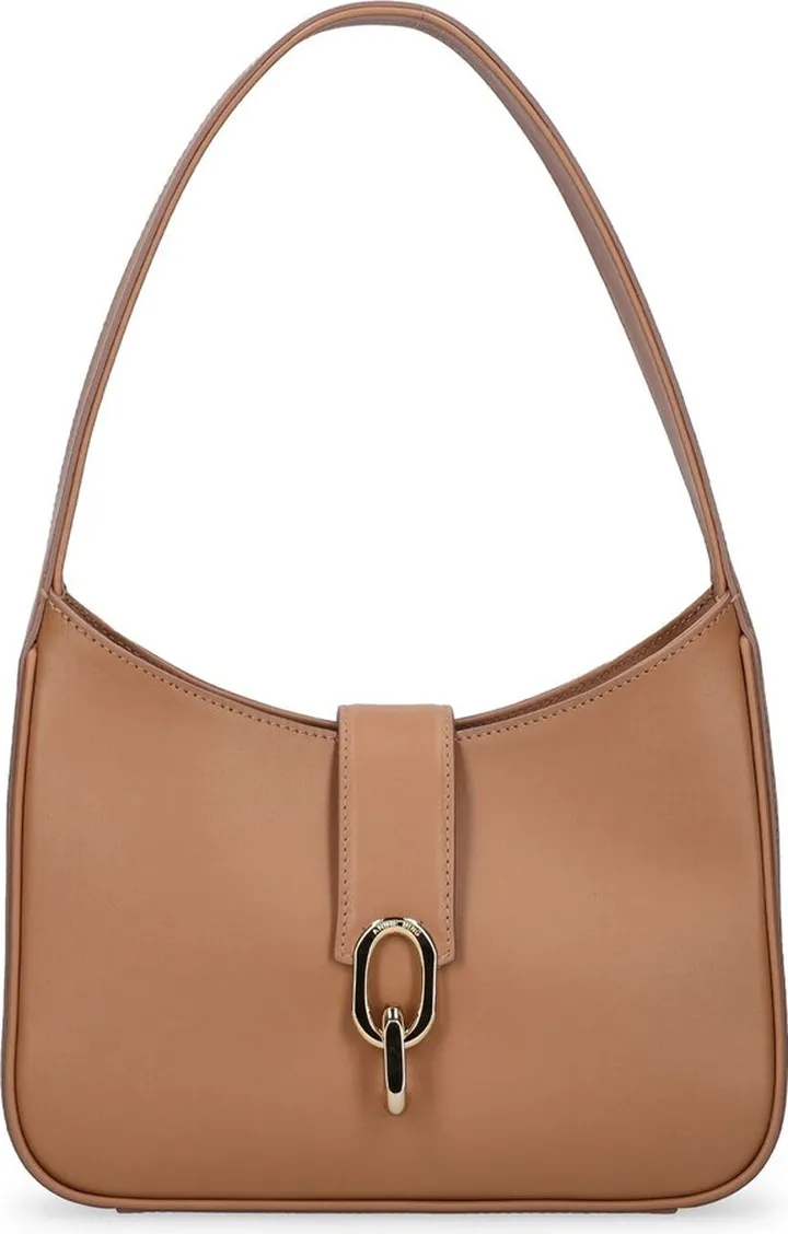 Cleo smooth leather shoulder bag