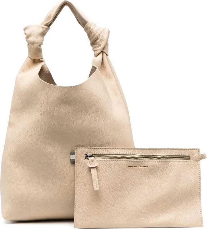 Lindos knot-detail tote bag