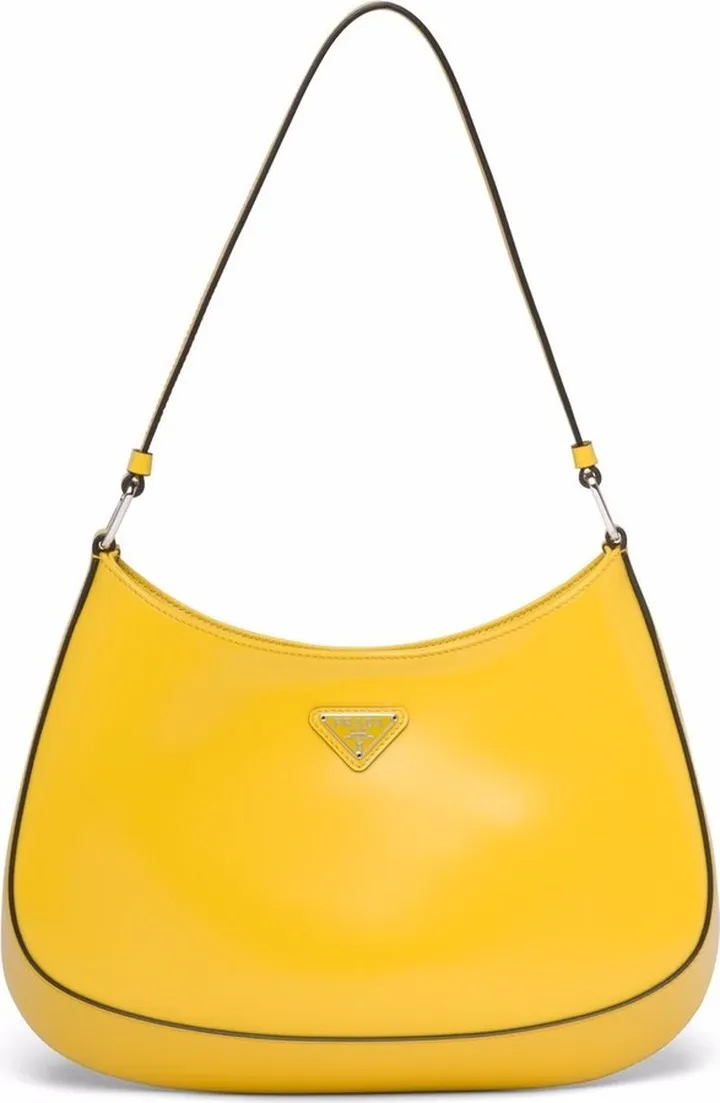 Cleo brushed leather shoulder bag