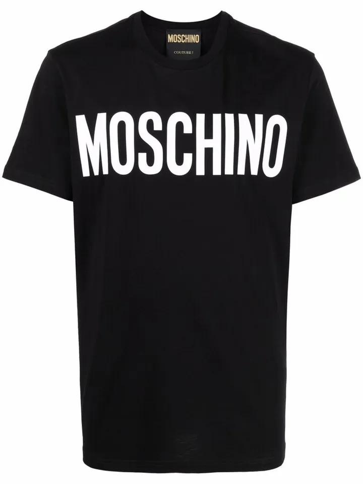 logo-print organic cotton T-shirt