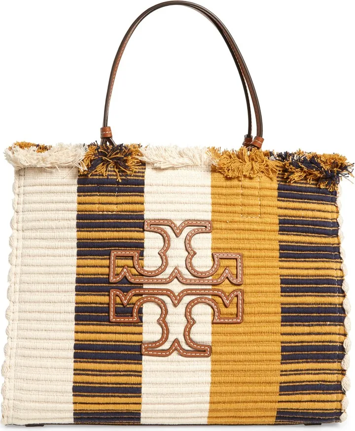 McGraw Woven Stripe Tote Bag