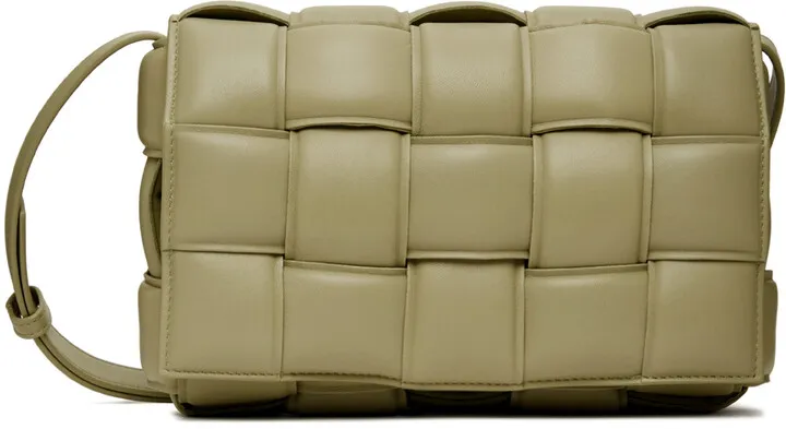 Bottega Veneta Khaki Padded Cassette Shoulder Bag