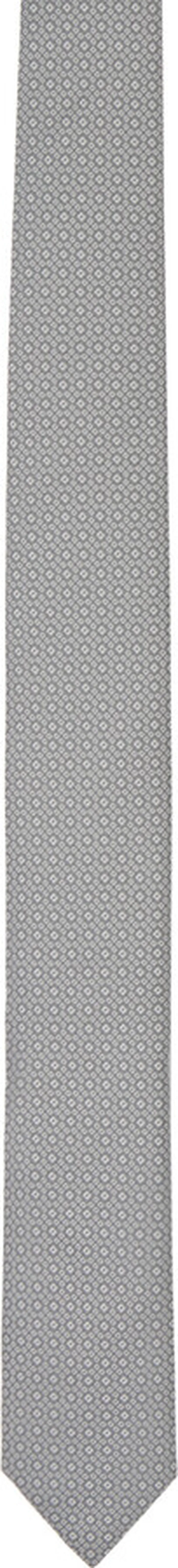 BOSS Gray Silk Tie