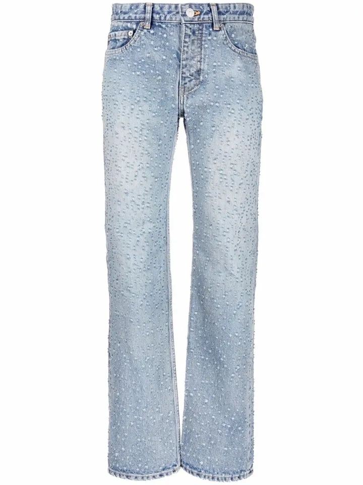 BALENCIAGA- Low Waist Denim Jeans