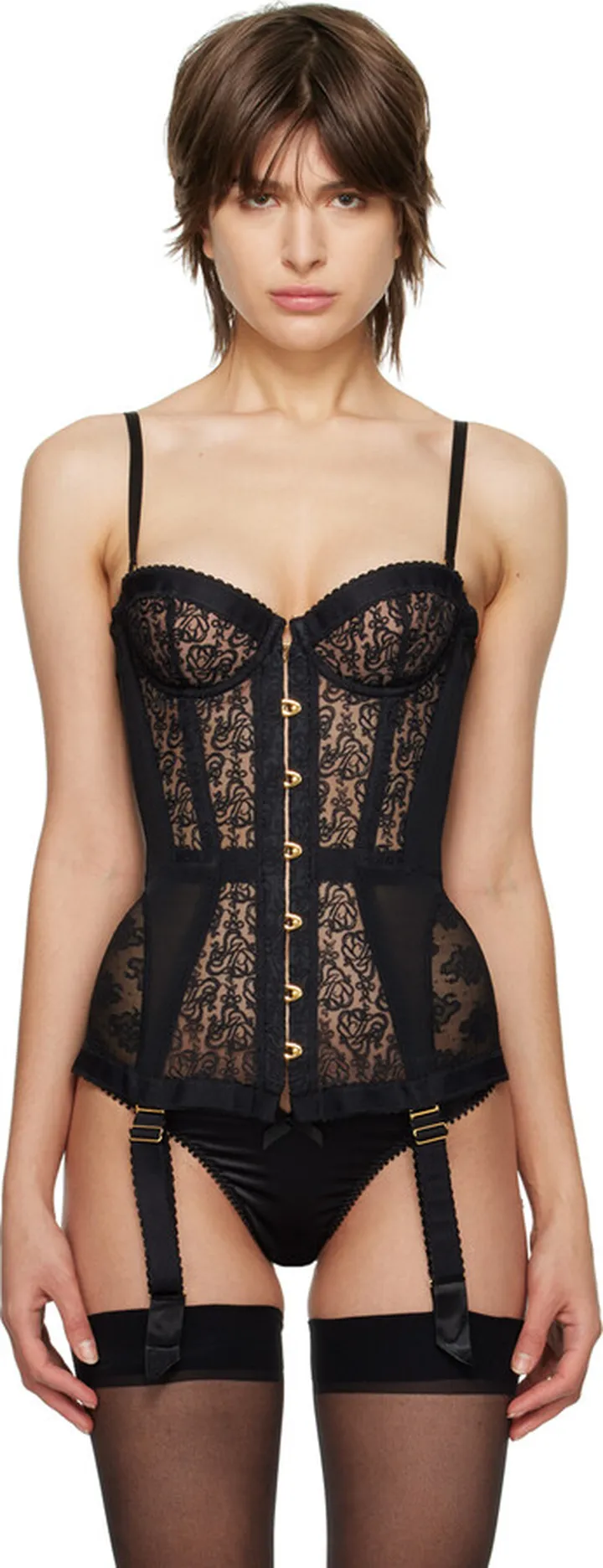 Agent Provocateur Black Mercy Corset