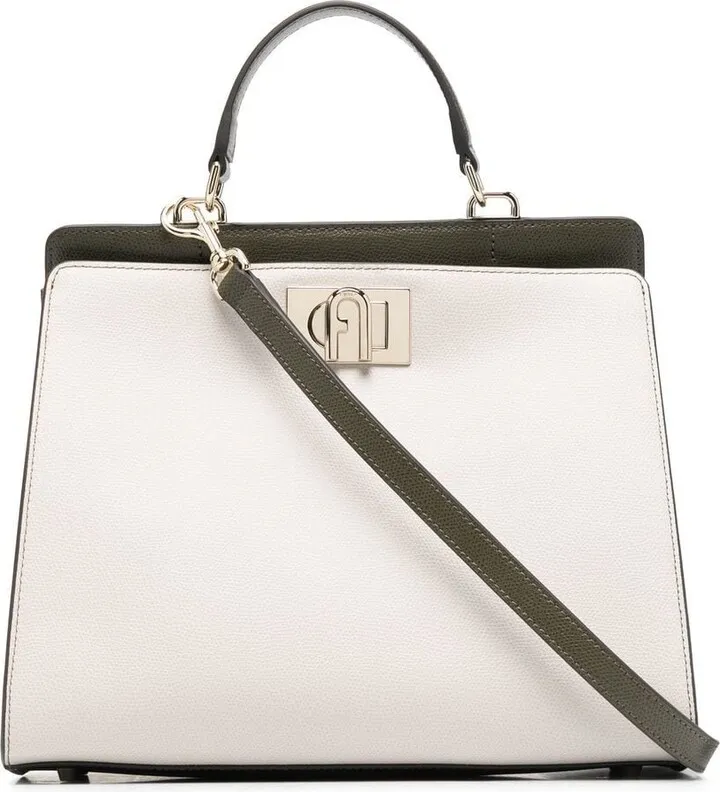 Colour-Block Tote Bag