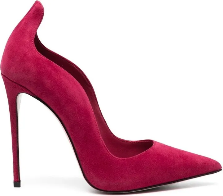 Ivy 120mm suede pumps
