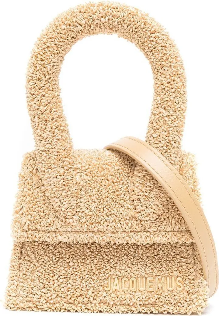 Neutral Le Chiquito Bouclé Mini Bag