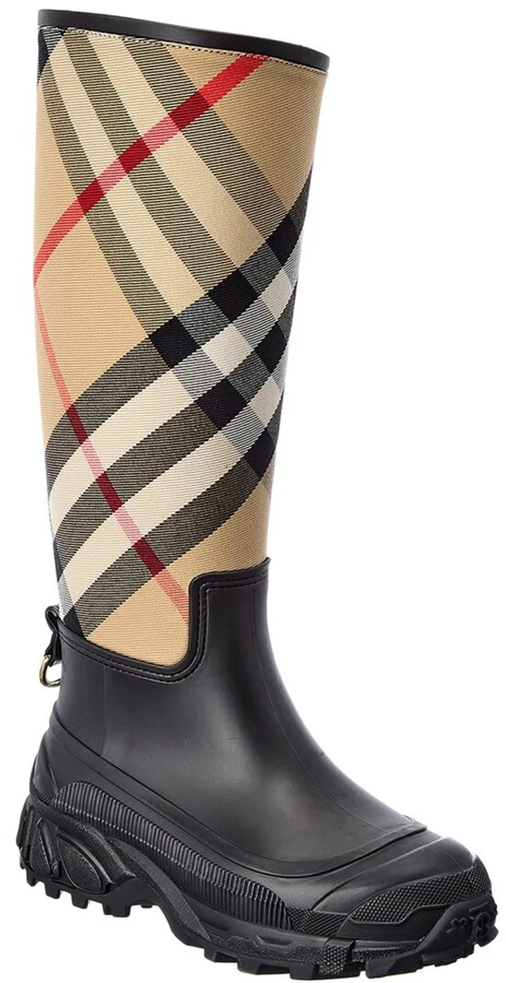 Burberry Vintage Check Rubber Rain Boot