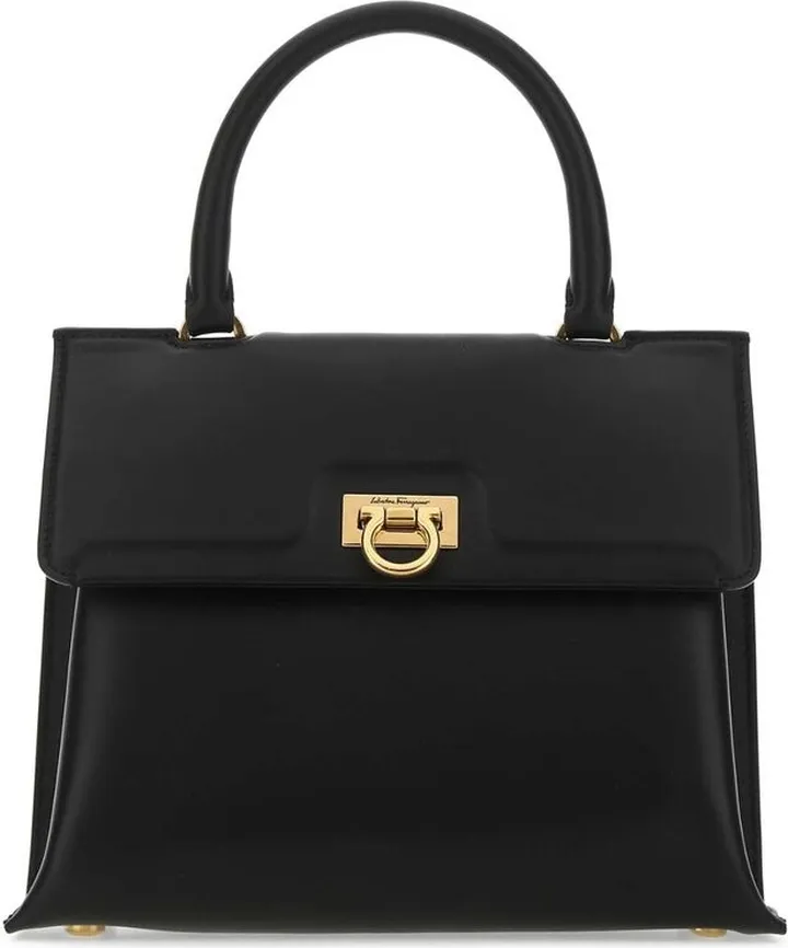Salvatore Ferragamo Trifolio Logo-Engraved Tote Bag