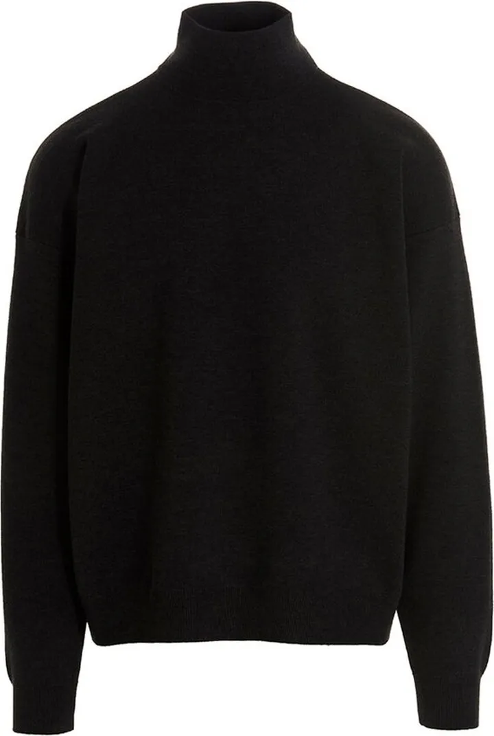 Fear of God Logo Patch Turtle Neck Jumper