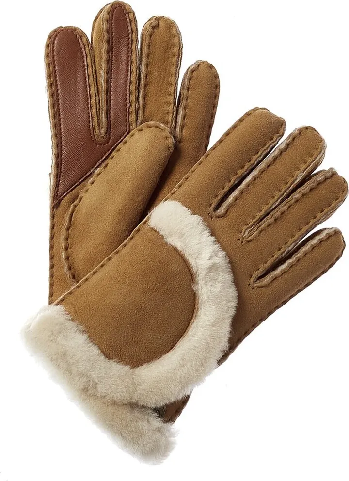 UGG Exposed Seam Suede Gloves