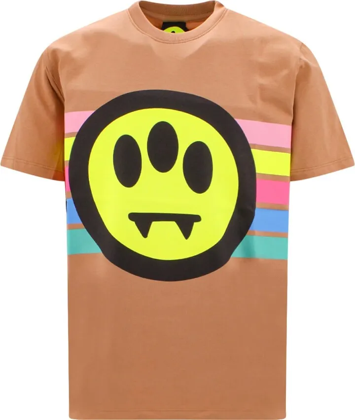 Cotton t-shirt with frontal maxi logo