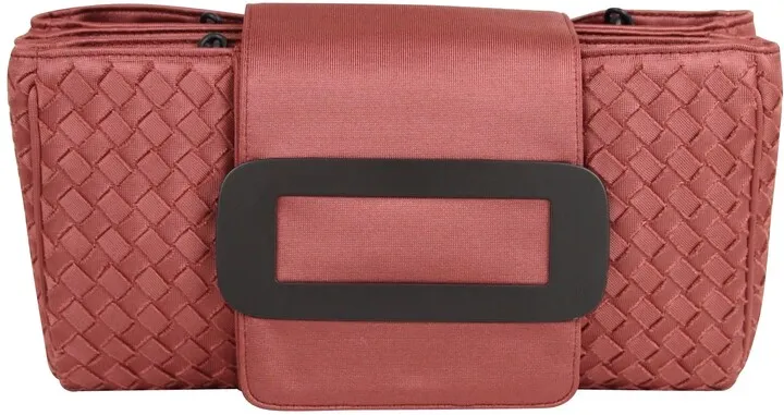 Bottega Veneta Women's Intrecciato Fabric Tote Handbag With Chain Handle