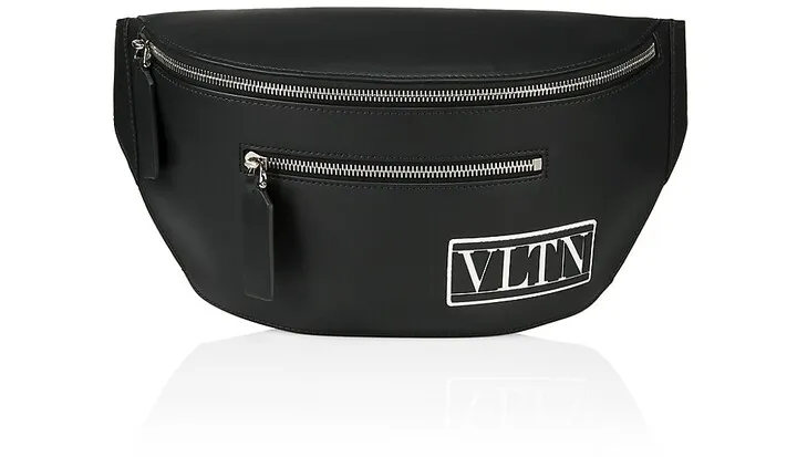 Logo Leather Belt Bag