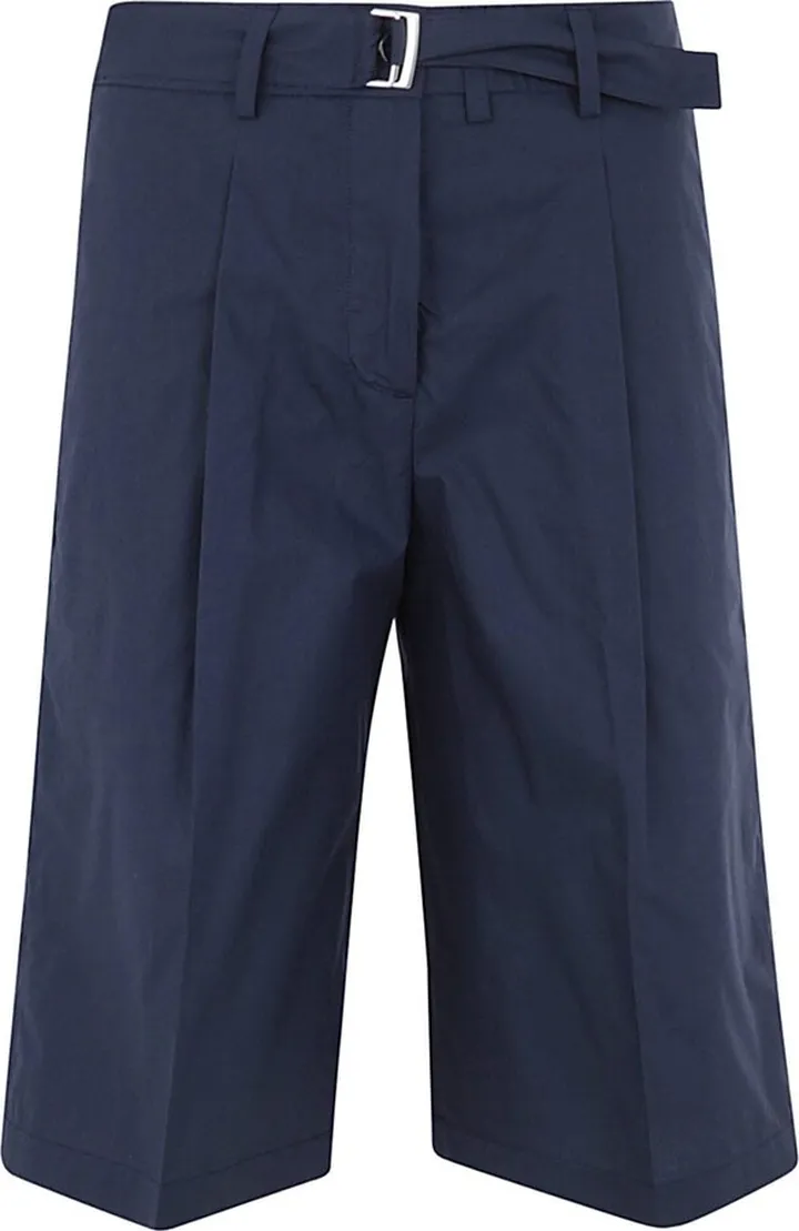 Bermuda With Elastic Band And Belt