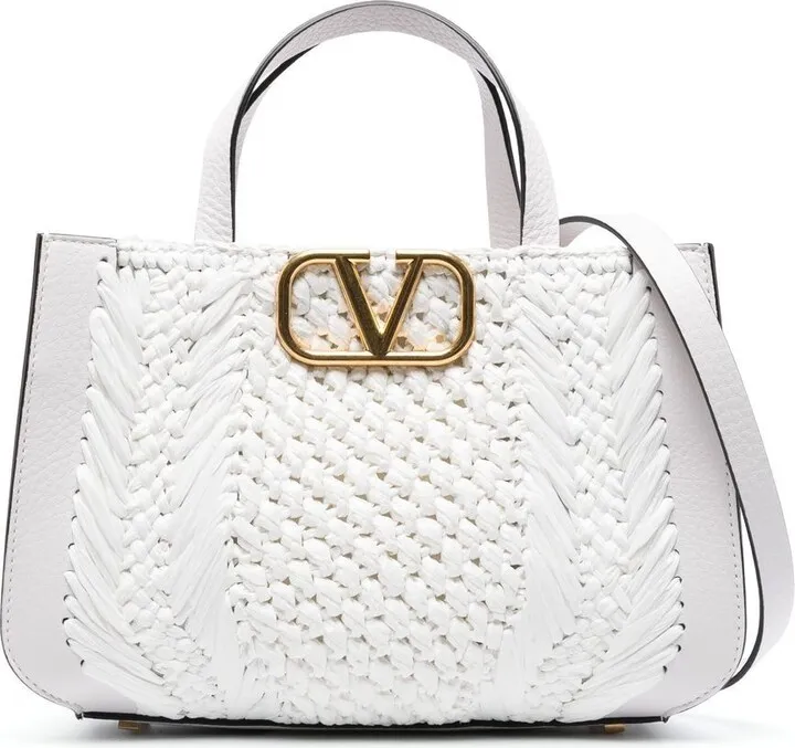 Logo-Plaque Tote Bag