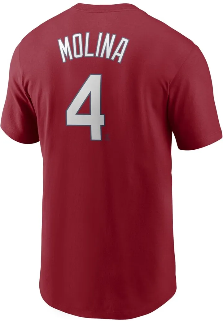 Nike Men's Yadier Molina St. Louis Cardinals Name and Number Player T-Shirt