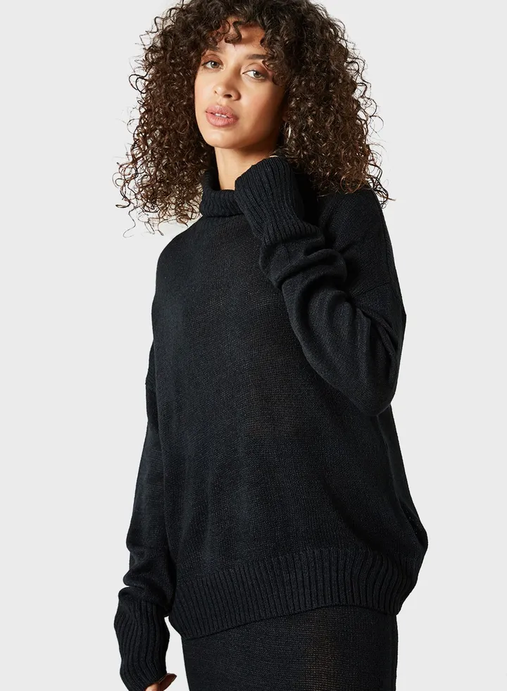 Knitted Skirt Set