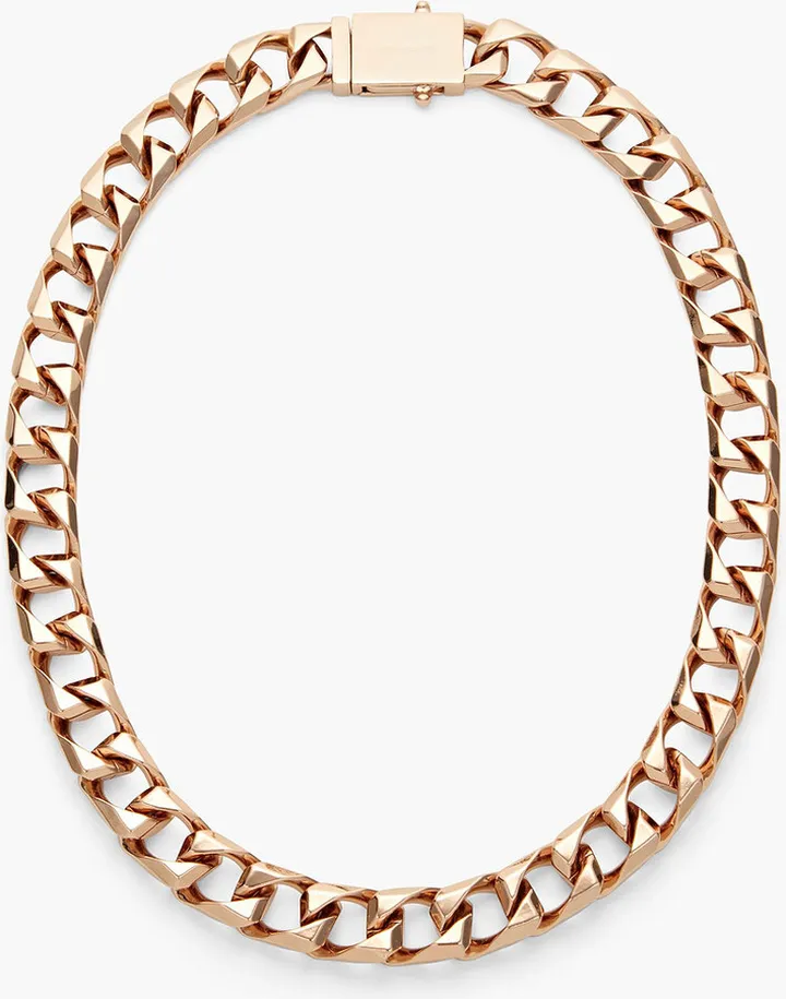 Rose gold-tone necklace