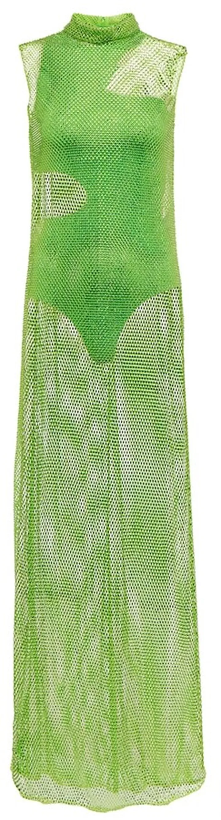 Mesh maxi dress