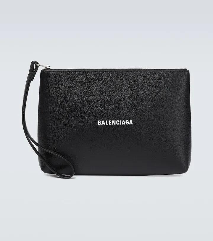 Cash leather pouch