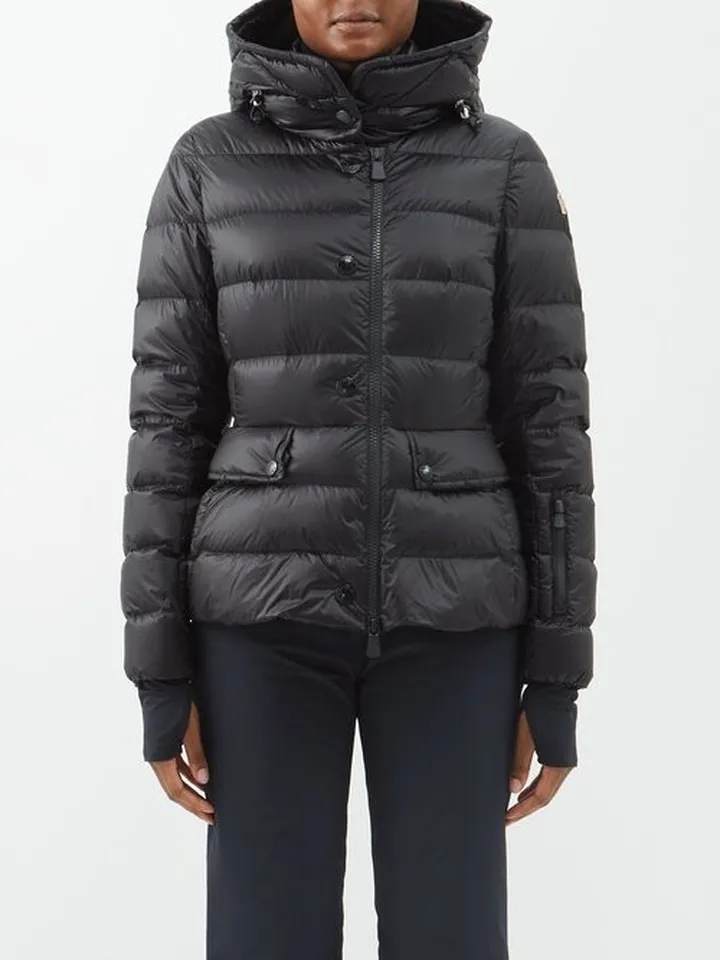 Armonique Padded Nylon-léger Hooded Ski Jacket