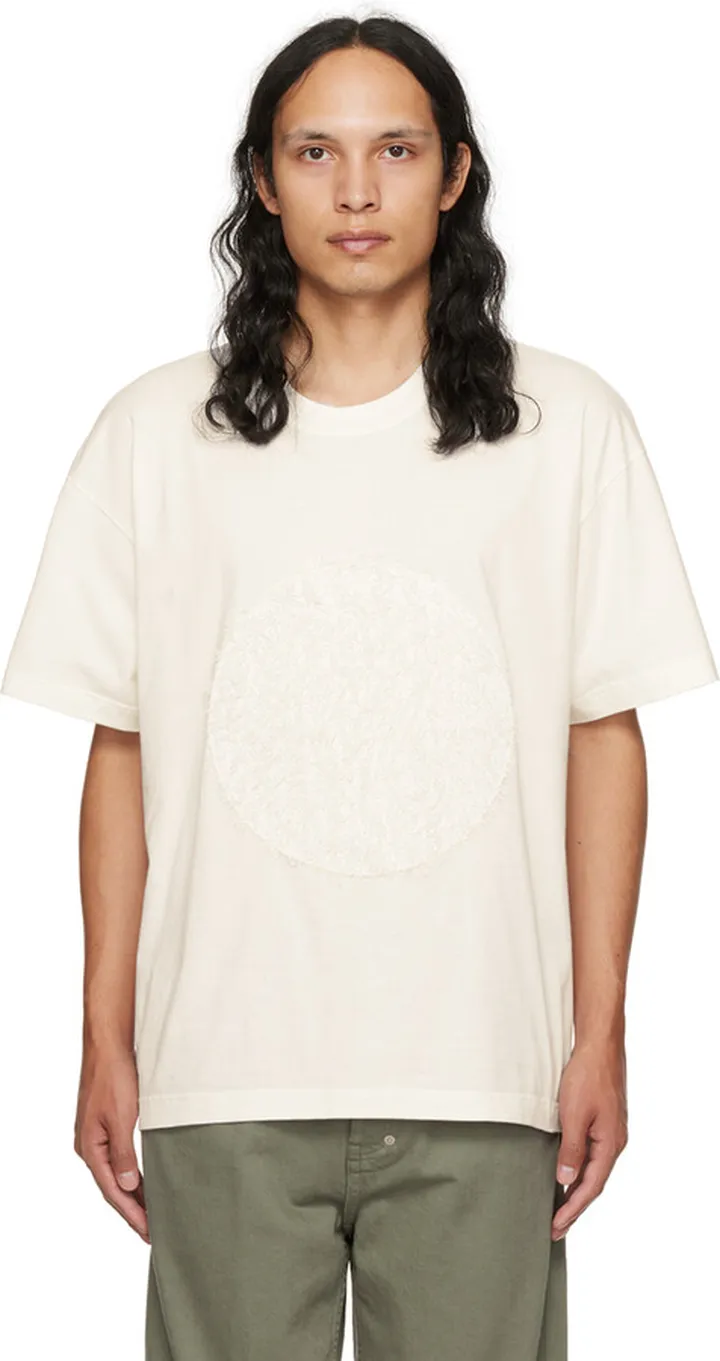 Craig Green White Fluffy Circle T-Shirt