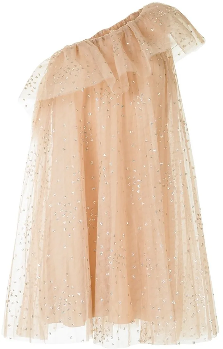 One-Shoulder Ruffled Dress