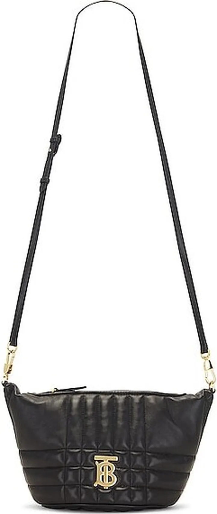 Burberry Lola Crescent Bag in Black