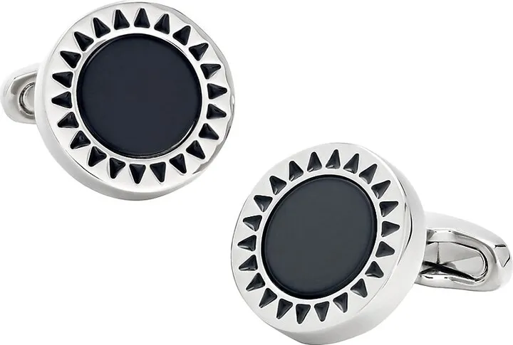 Enamel Sunburst Cufflinks