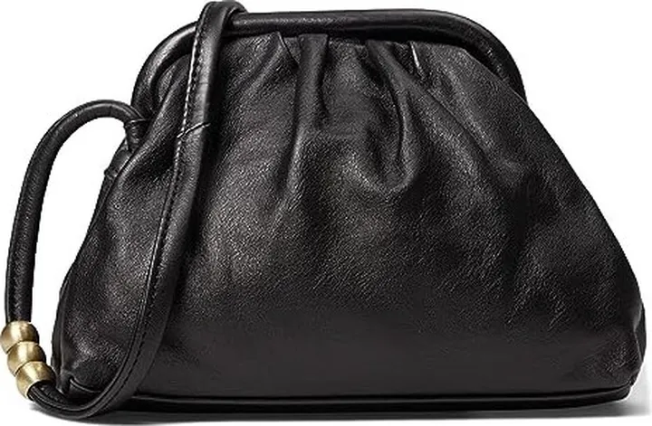 HOBO Adalyn Small Frame Crossbody (Black) Handbags