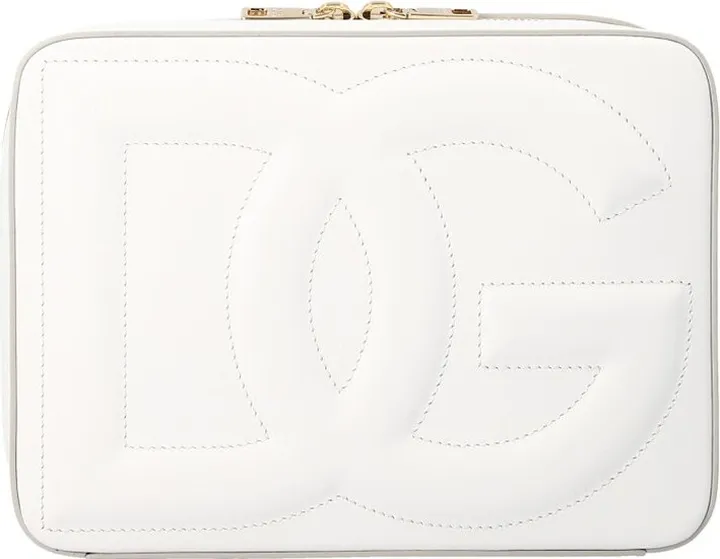 Dolce & Gabbana Logo Embossed Medium Camera Bag