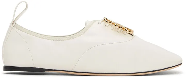 Loewe White Anagram Soft Derbys