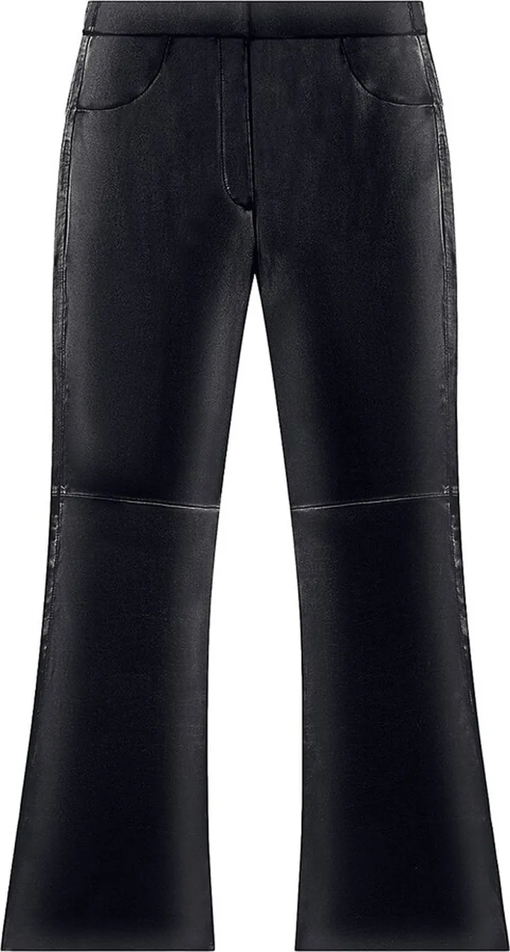Piripiri Straight-Leg Leather Pants
