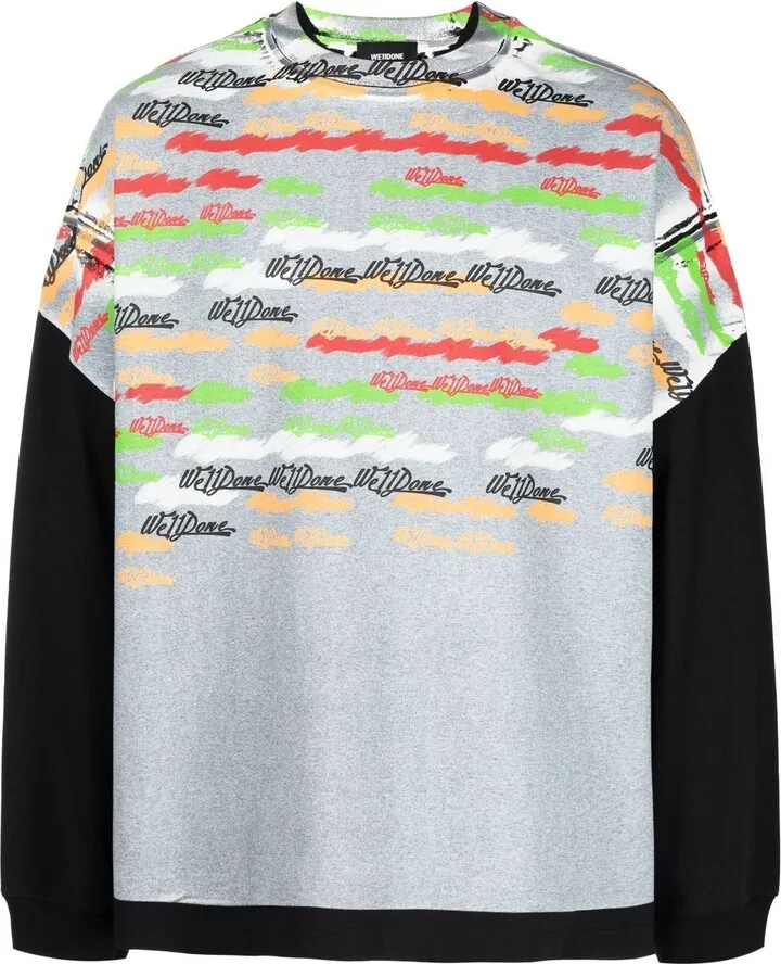 logo-print long-sleeve T-shirt