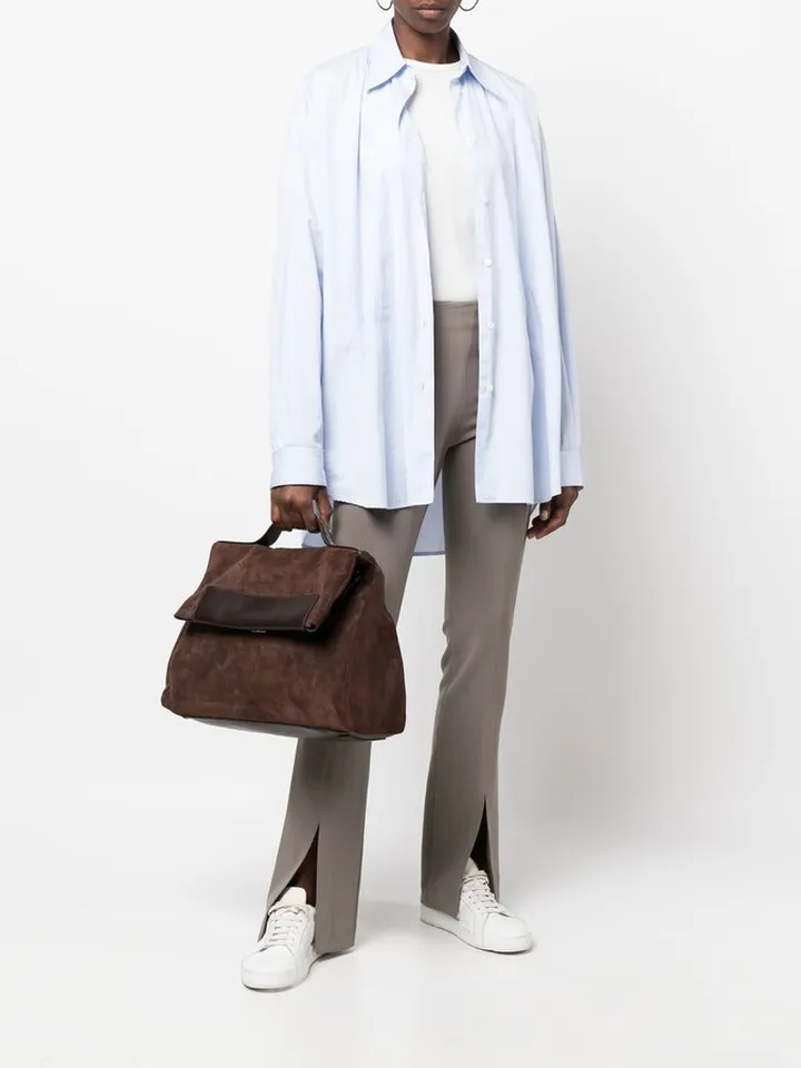 Logo-Embossed Tote Bag