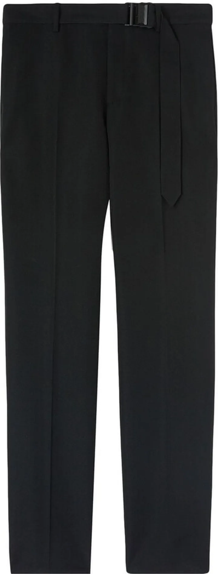 Belted Slim-Fit Trousers
