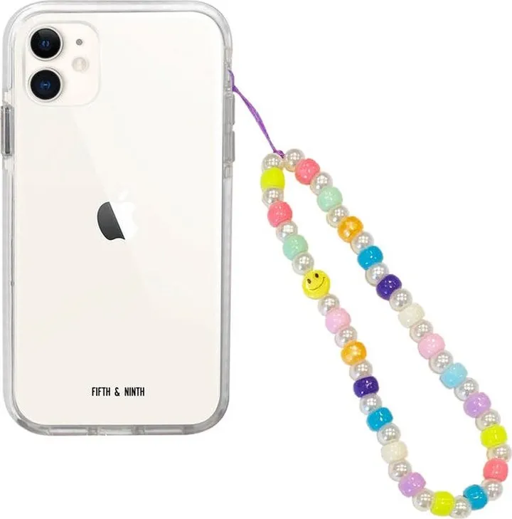 Fifth & Ninth Rainbow Pearl Beaded Phone Charm