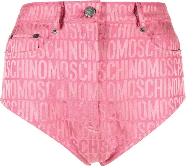 Monogram-Print Hot Pants