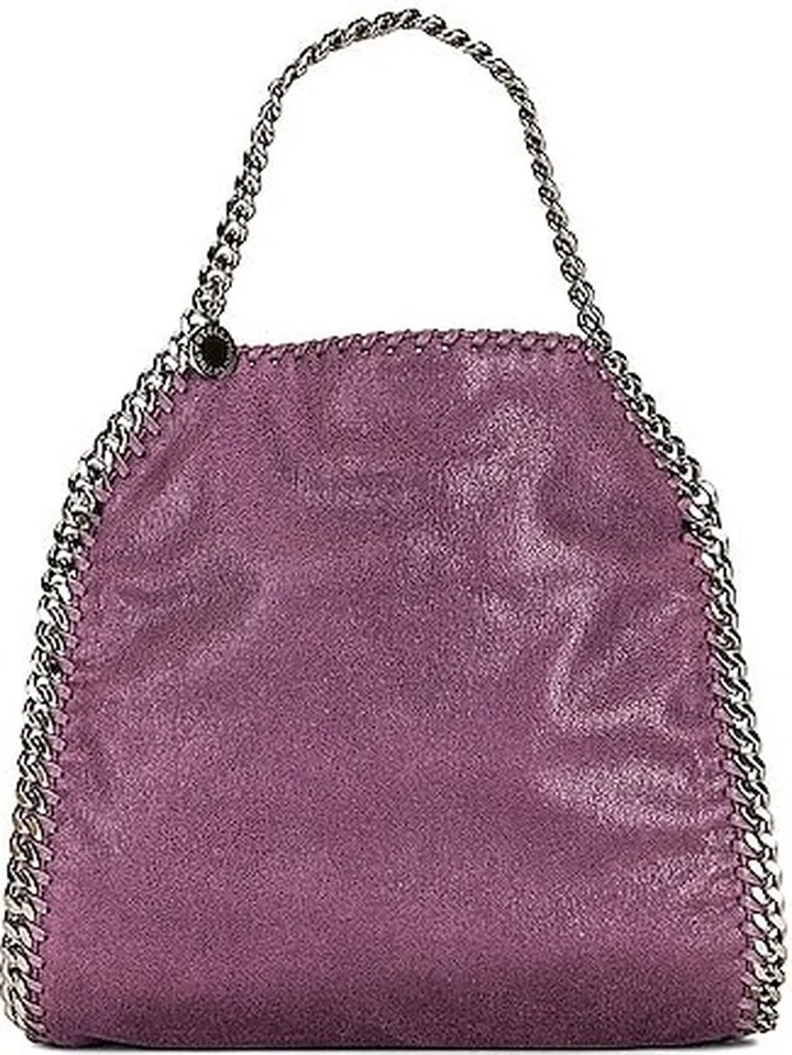 Stella McCartney Eco Mini Falabella Tote Bag in Purple
