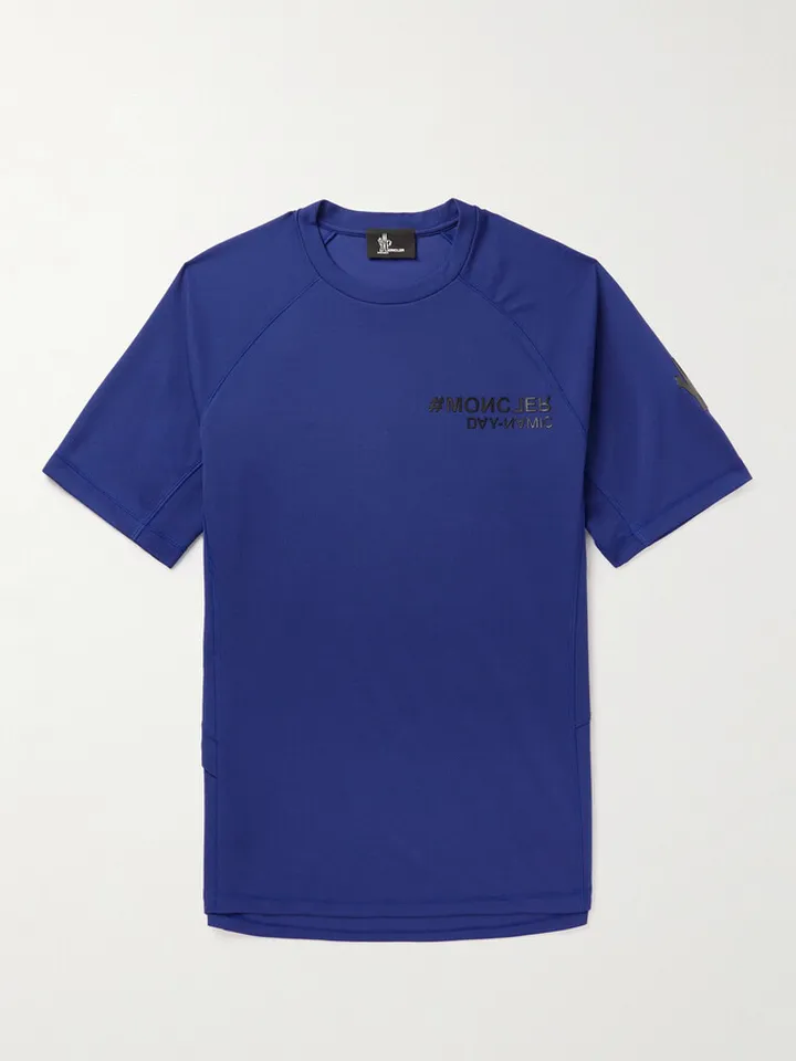 Logo-Appliquéd Stretch-Jersey T-Shirt