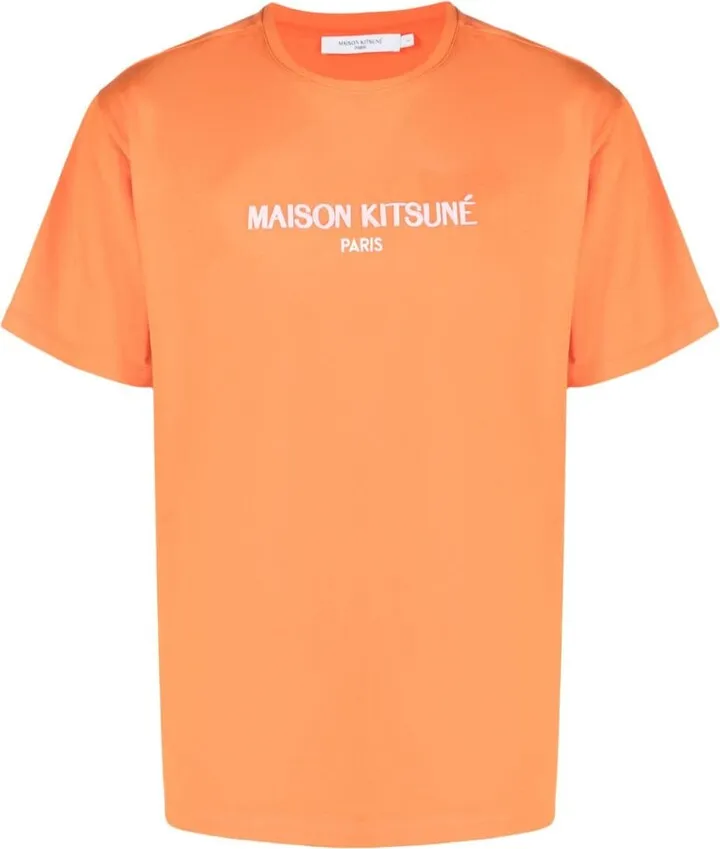 embossed-logo cotton T-shirt