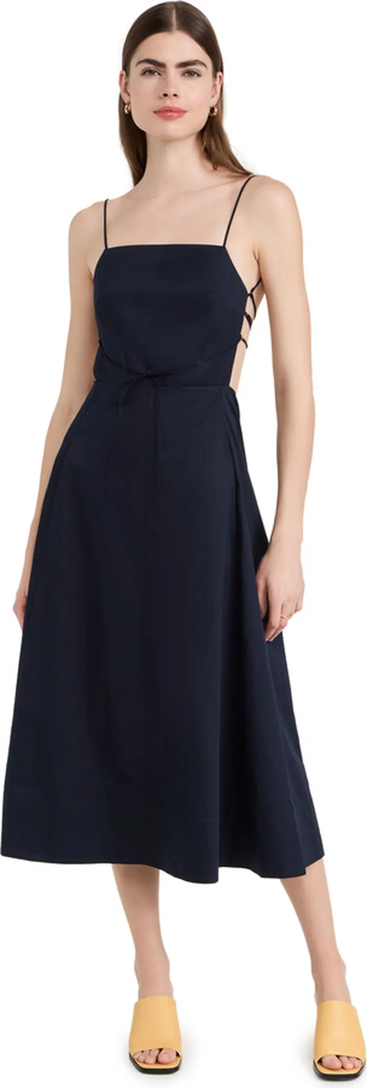 Tibi Poplin Strappy Dress